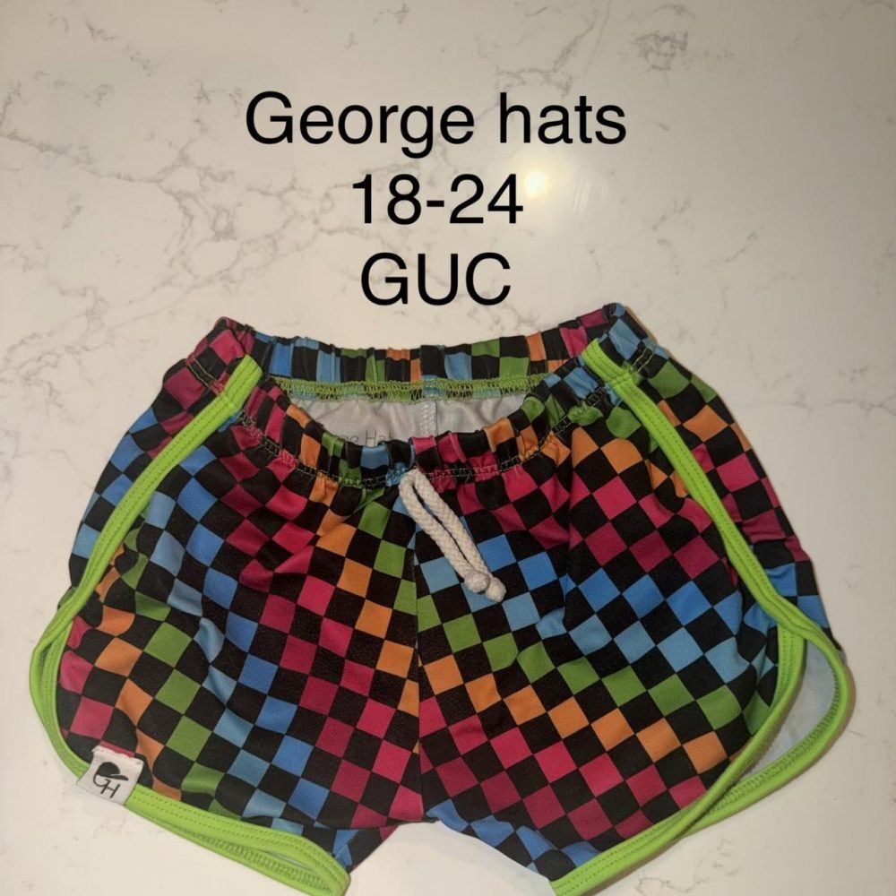 George hats swim shorts